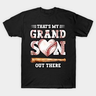 Baseball Grandma That's My Grandson Out There Mother's Day T-Shirt